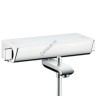 Смеситель для ванны и душа Hansgrohe Ecostat Select вентильный белый/хром