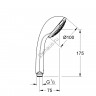 Душевая лейка Grohe Relexa Trio (28793000)