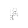 Смеситель для раковины Hansgrohe PuraVida (15070400/15070000)