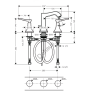 Смеситель для раковины Hansgrohe Metropol Classic (31330000)