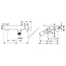 Смеситель для ванны и душа Hansgrohe Axor Starck (10411000)
