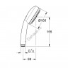 Душевая лейка Grohe Tempesta New Cosmopolitan 100 (26082001)