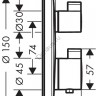 Смеситель для душа Hansgrohe Ecostat S (15758000)
