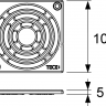 Дизайн-решетка 100 мм с фиксаторами TECEDrainpoint S