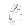 Душевая лейка Grohe Tempesta New Rustic 100